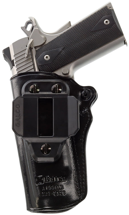 Galco SM2870RB Speed Master 2.0 OWB Black Leather Paddle Belt Holster for Sig P365XL Right Hand