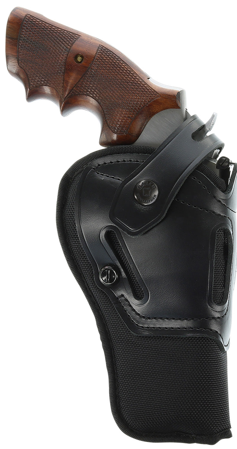 Galco SR124B Switchback Ambidextrous Belt Holster Black Nylon Steerhide Heritage Rough Rider Wrangler