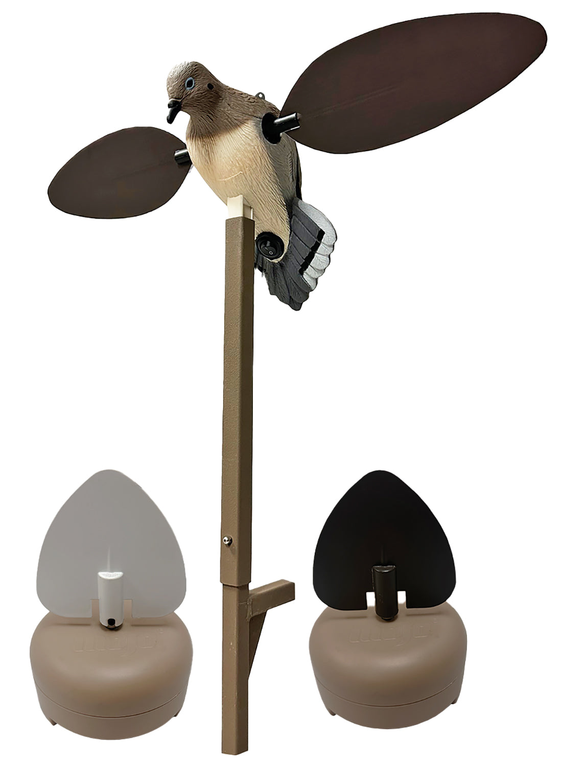Mojo Outdoors HW2548 Voodoo/2 Sports South Exclusive Decoy Combo, Brown/White, 2 Flickers