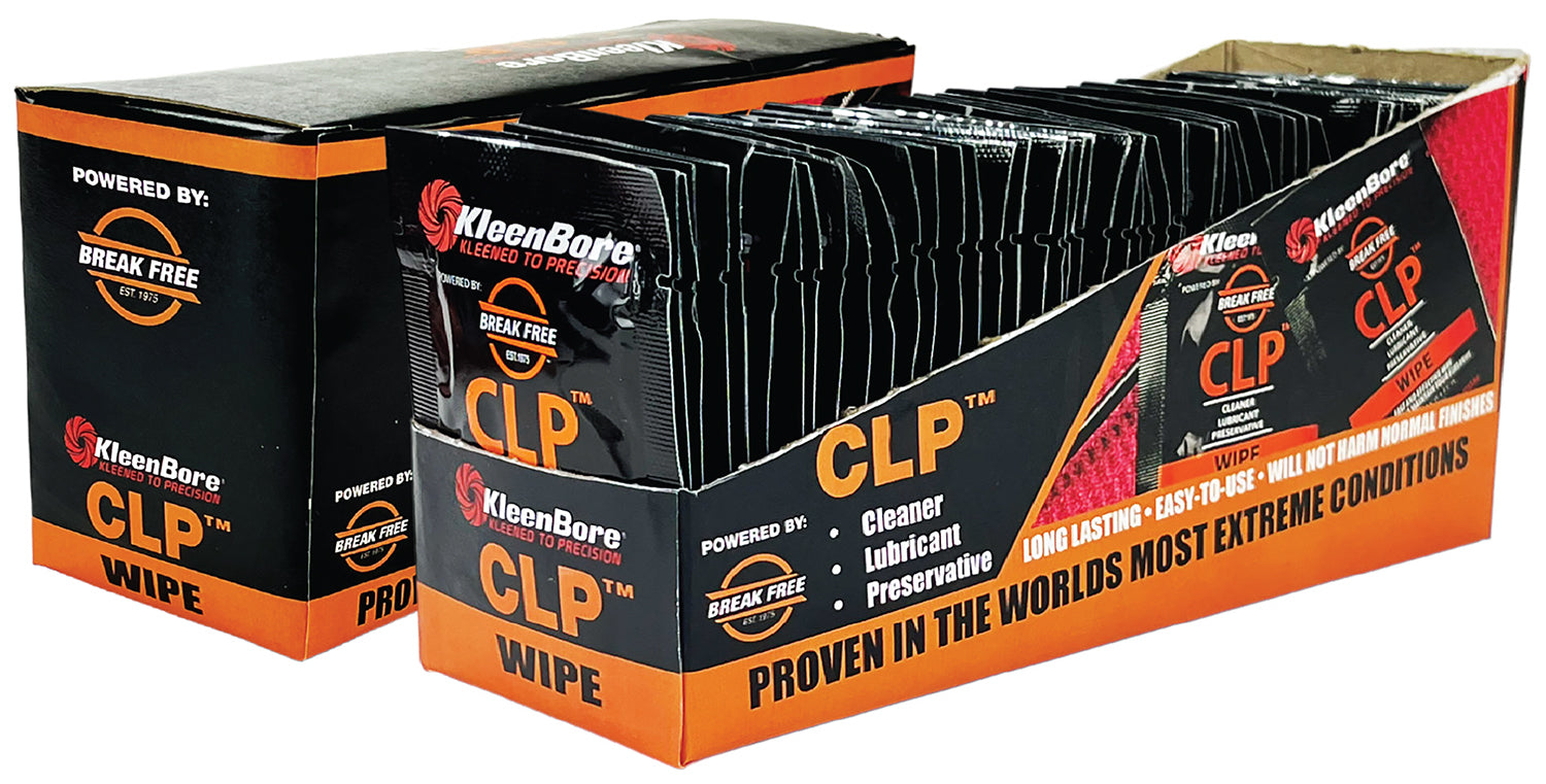 KleenBore KBBFCASE CLP Wipes Mil-Spec Formula 50 Pack
