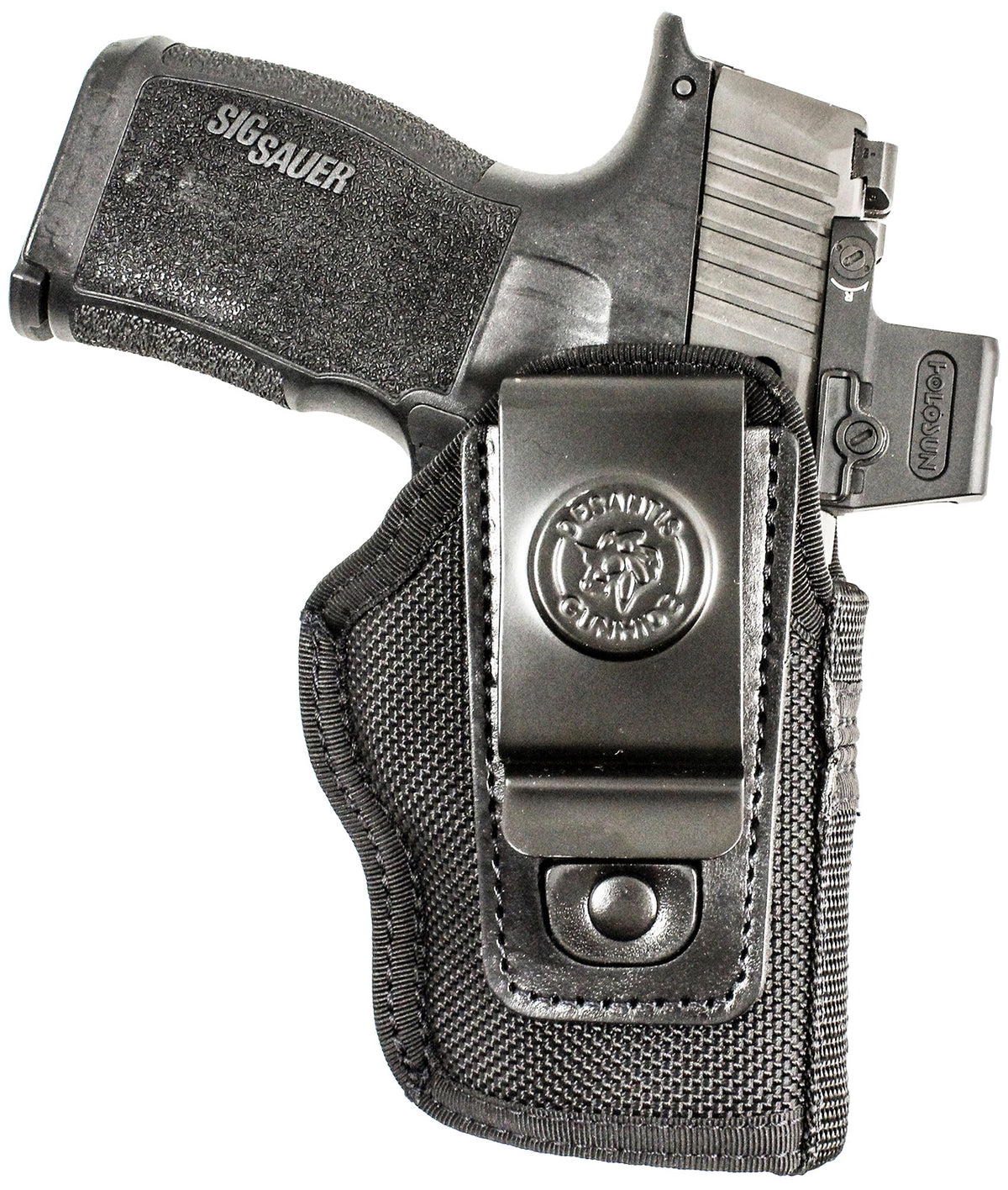 DeSantis N87BJ9YZ0 Pro Stealth IWB Black Nylon Fits Sig Sauer P365 w/Red Dot Ambi