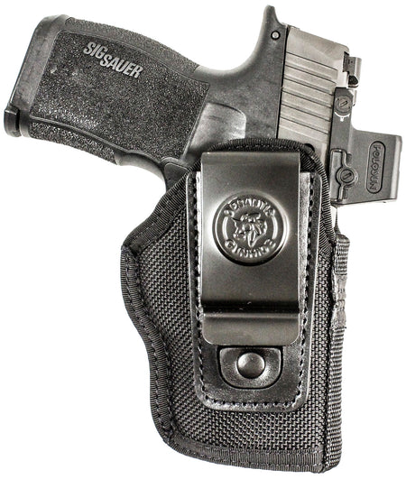 DeSantis N87BJ9YZ0 Pro Stealth IWB Black Nylon Fits Sig Sauer P365 w/Red Dot Ambi