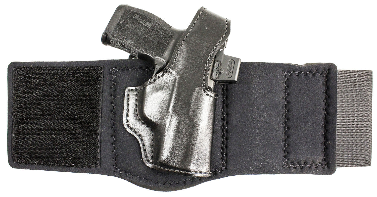 DeSantis 014PC9YZ0 Die Hard Ankle Rig Black Fits Sig Sauer P365 w/Red Dot RH