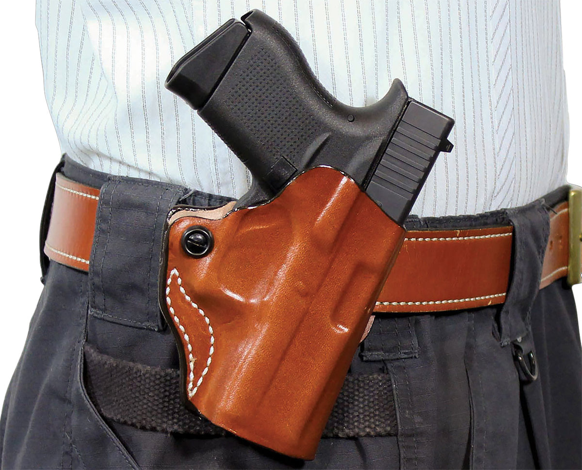 DeSantis 019TA9YZ0 Mini Scabbard OWB Tan Fits Sig Sauer P365 w/Red Dot Right Hand