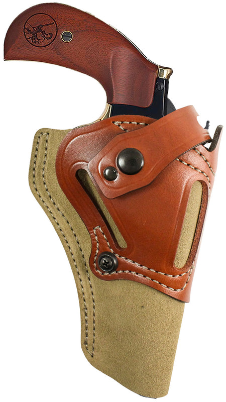 DeSantis 189NJ1YZ0 Wild Hog OWB Natural Steer Hide Holster Henry Big Boy Ambidextrous