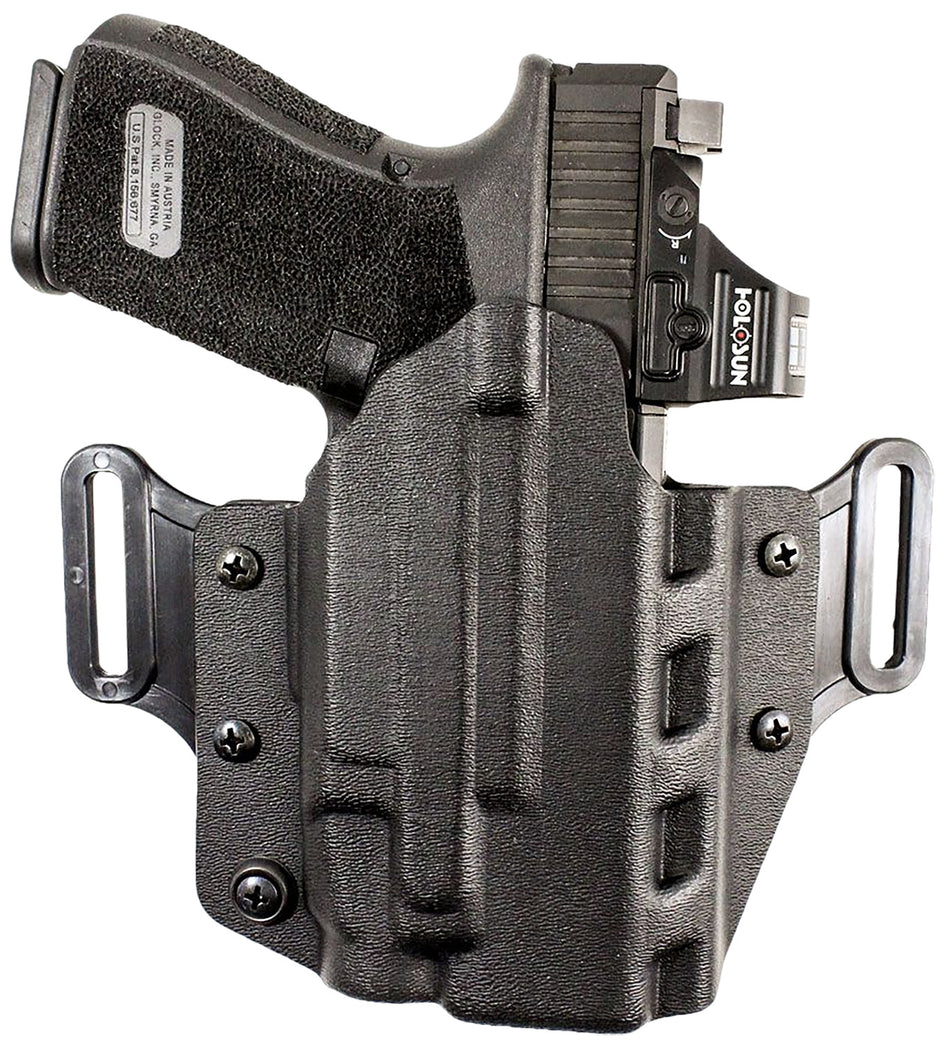 DeSantis 195KA6VZ0 Veiled Partner OWB Black Kydex Fits Glock 19/23/32/45 Ambidextrous