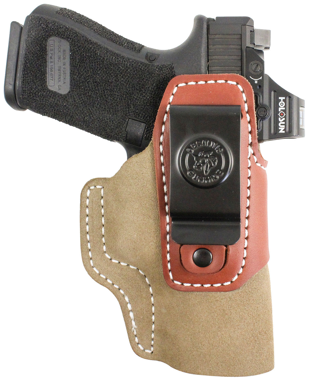 DeSantis 215NJ8JZ0 Transit IWB Natural Kydex/Leather Fits Sig Sauer P365 Ambidextrous