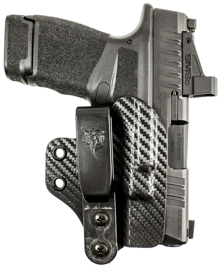 DeSantis 216KJ9PZ0 Lifeguard IWB Black Carbon Fiber Finish Fits Springfield Hellcat