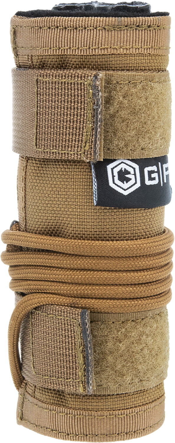 GPS Bags GPST80022LR5T 22 LR Tan Suppressor Cover 1000D Nylon with Fiberglass Inner Lining
