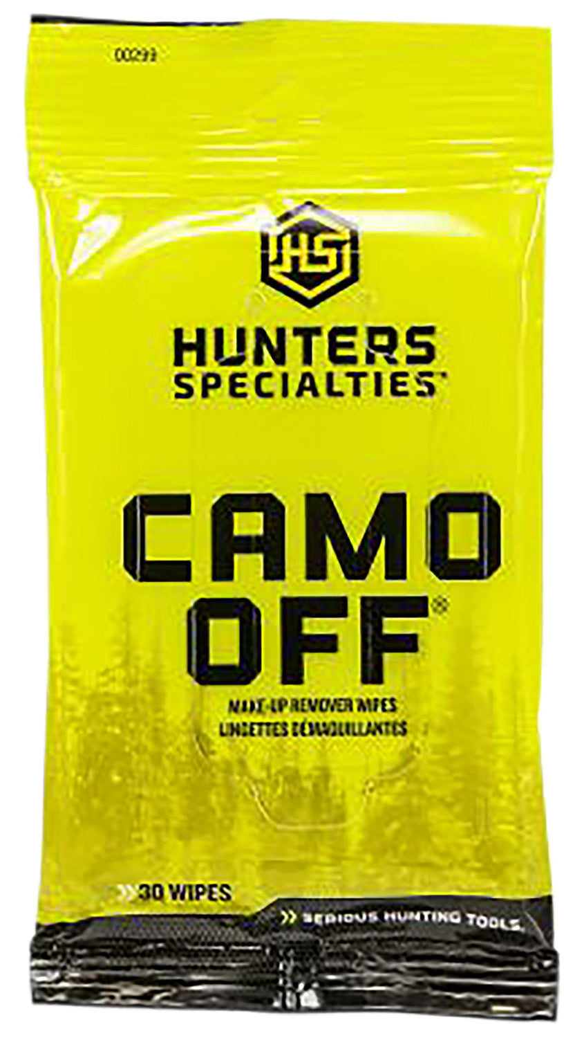 Hunters Specialties Camo-Off Makeup Remover Wipes 7x4 In 30 Wipes Per Pack