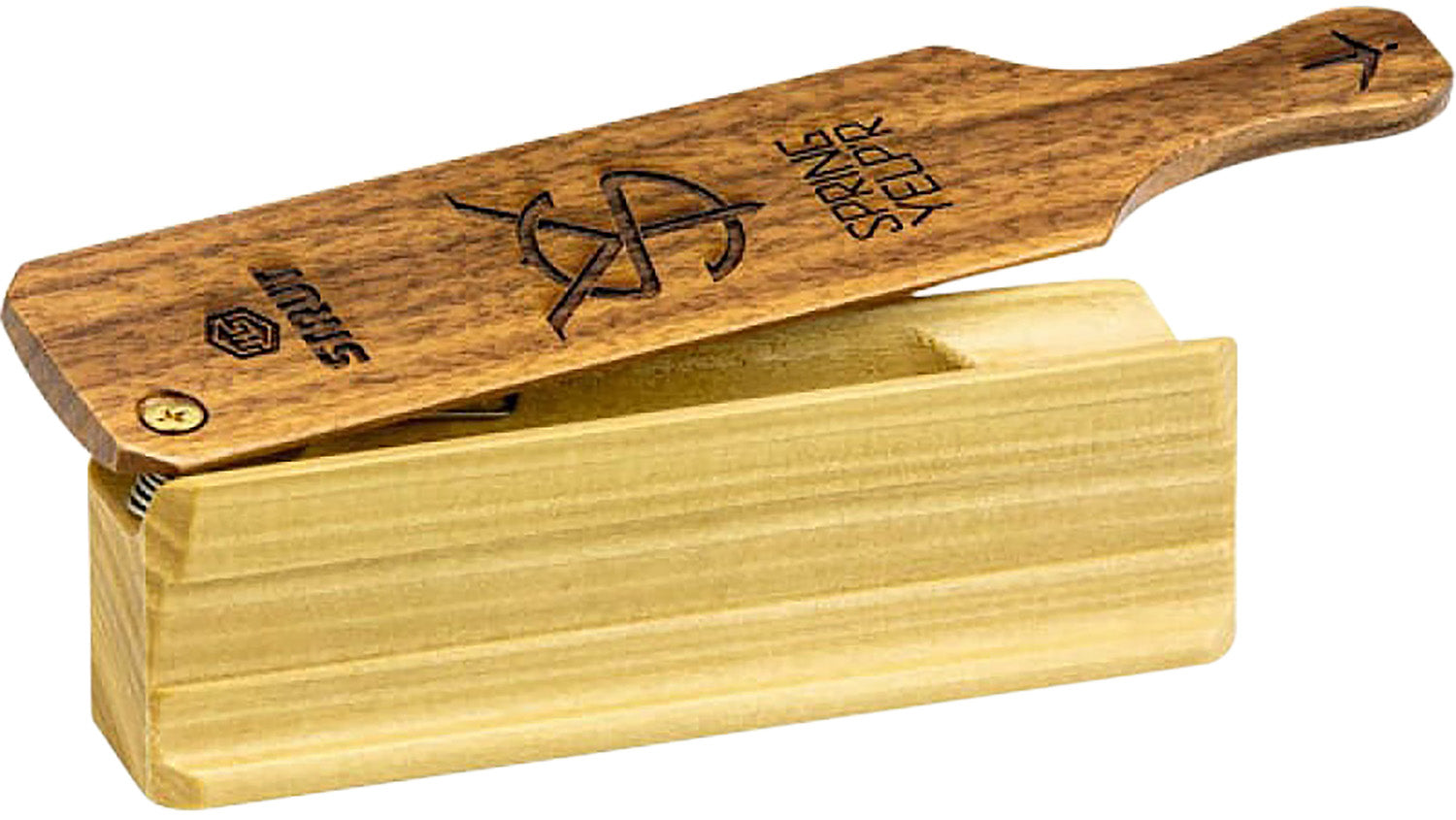 Hunters Specialties HSSTR100168 Spring Yelper Turkey Box Call with Compression Spring Design