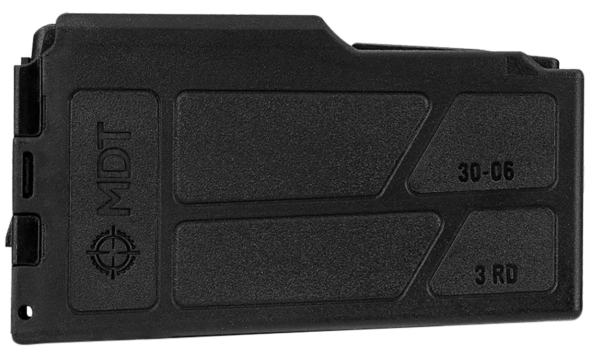 MDT Long Action Polymer Magazine 3 Round 30-06 Black