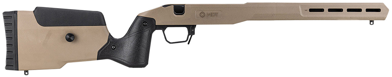 MDT Field Stock FDE Adj. Buttstock Free-Float Barrel for Short Action Remington 700