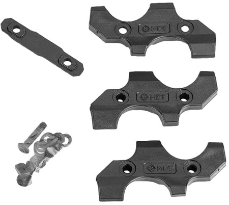 MDT 105248BLK Black Polymer M-LOK Spare Round Holder for Rifle Chassis