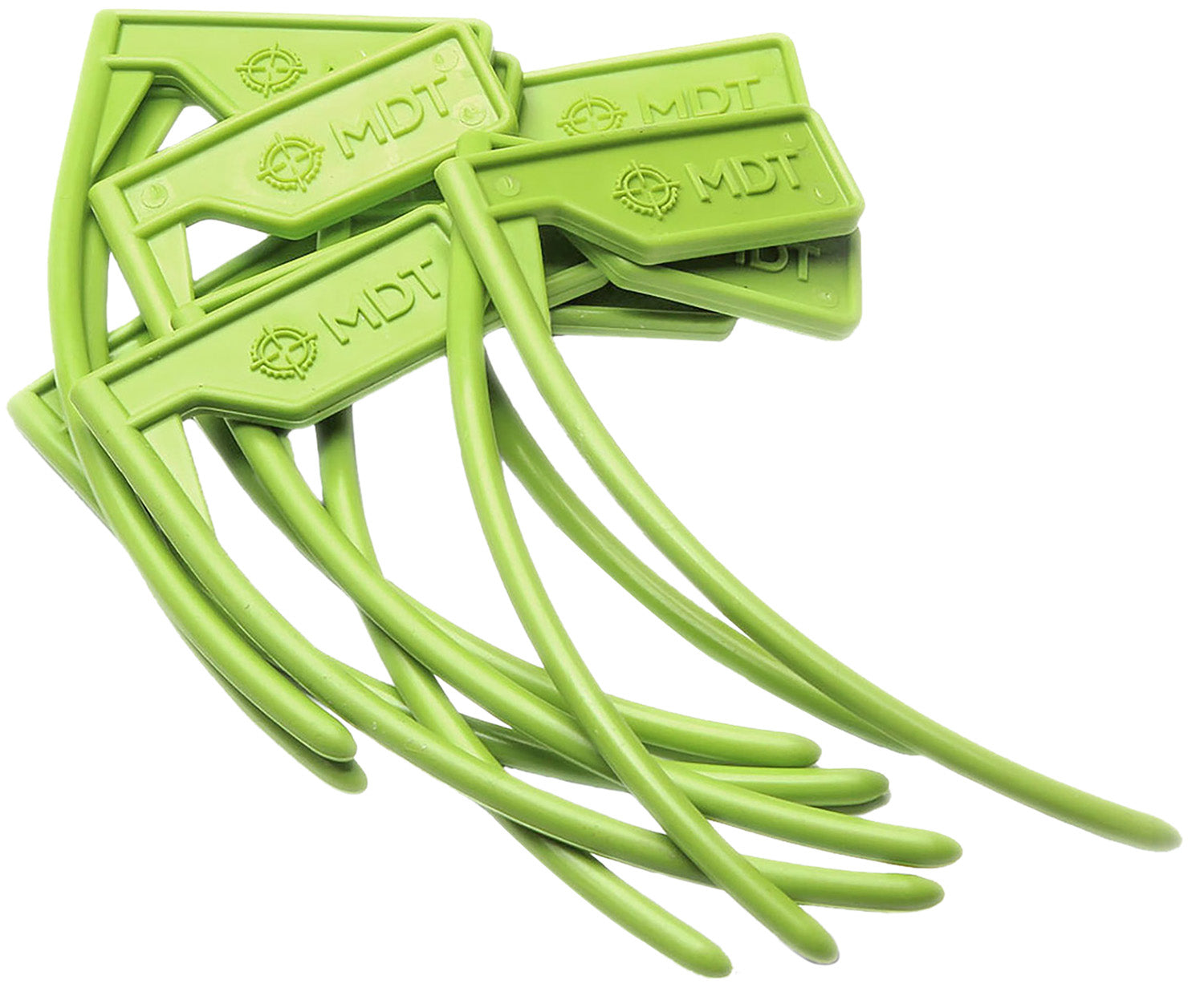 MDT 104544GRN Green Chamber Safety Flag for 22 Cal and Up, 10 Pack