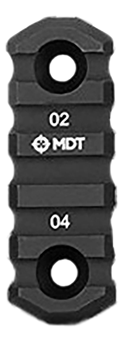 MDT Sporting Goods 103150BLK 2.50" M-LOK Picatinny Accessory Rail Black Anodized