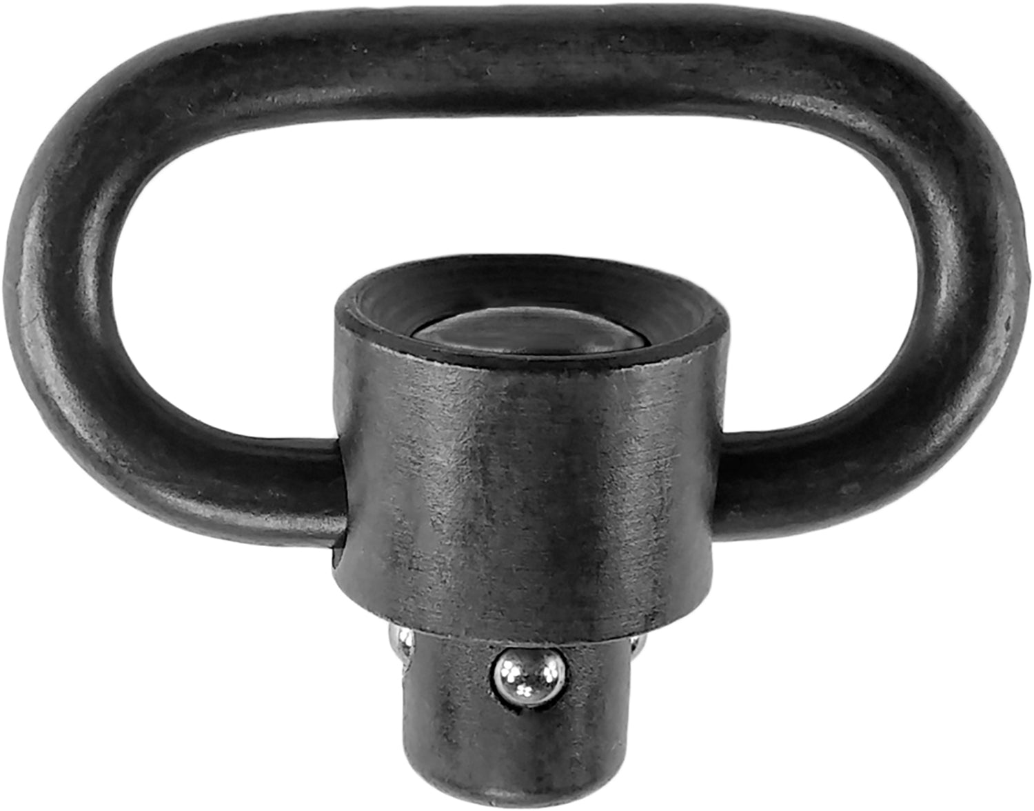 GrovTec GTSW287 QD Sling Swivel Set – Recessed Push Button, Heavy Duty, Black Finish