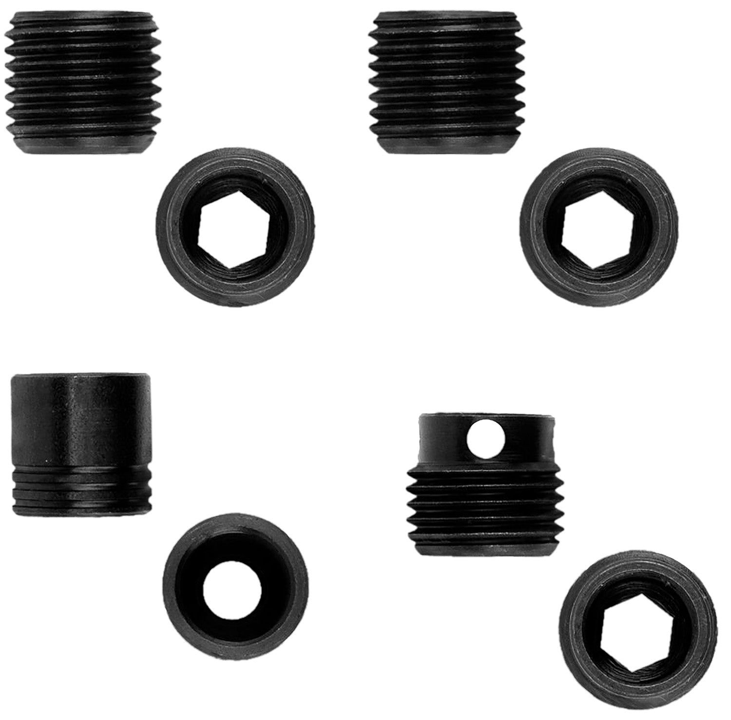 GrovTec US Inc GTHM289 Steel Push Button Sling Swivel Bases Black To-Stock Mount Pair