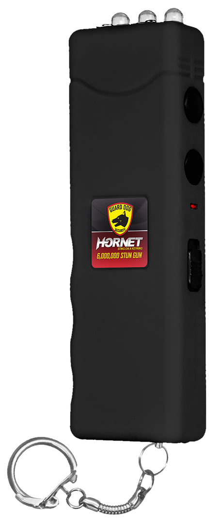 Guard Dog SGGDH6000BK Hornet Compact Stun Gun Black LED Light Keychain Included