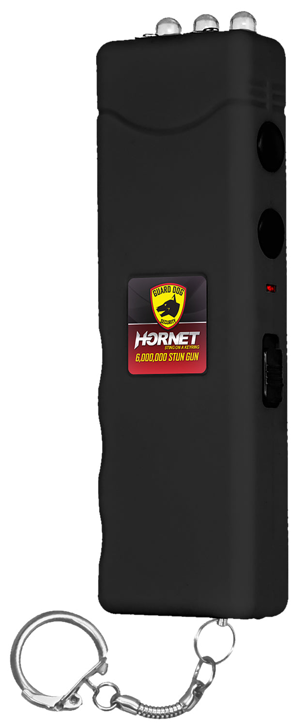 Guard Dog SGGDH6000BK Hornet Compact Stun Gun Black LED Light Keychain Included