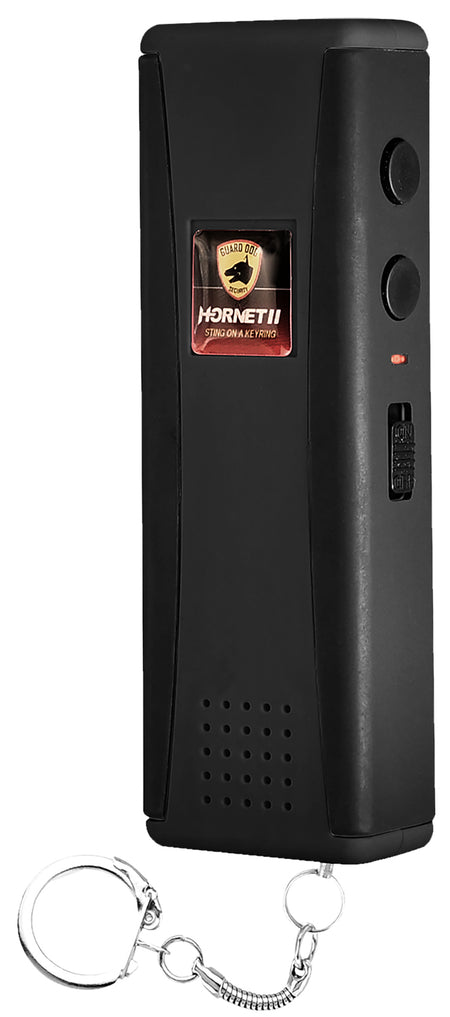 Guard Dog SGGDH2HVBK Hornet 2 Keychain Stun Gun Black with Alarm USB Charger and Flashlight
