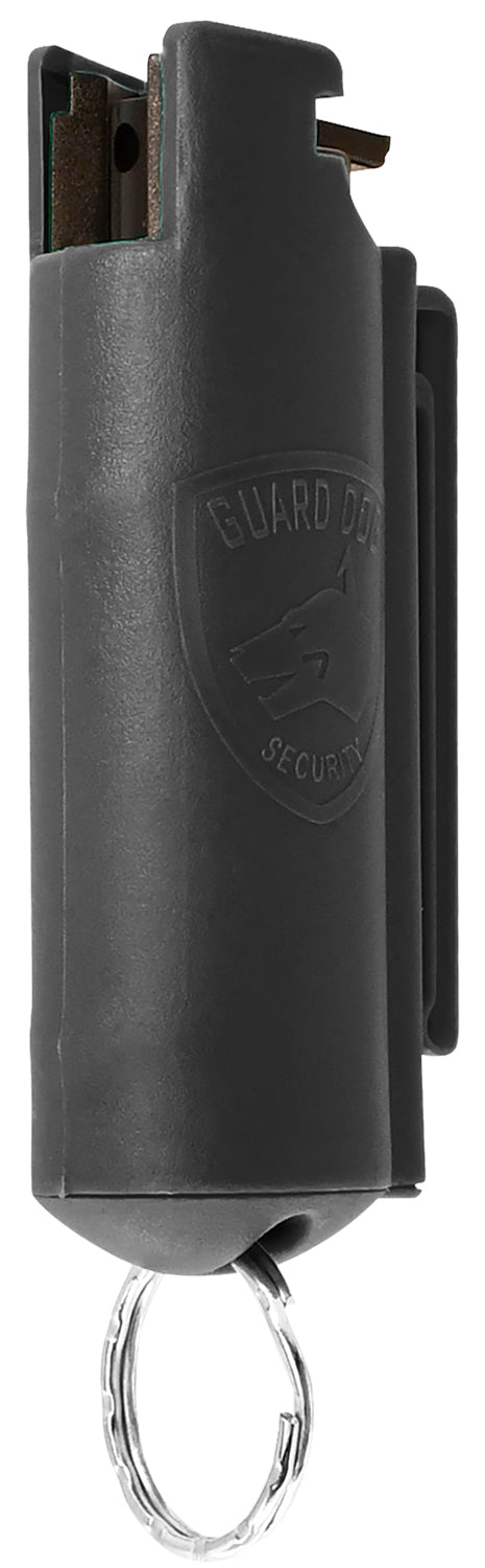 Guard Dog Keyring Pepper Spray Black 0.50 oz 16 ft Range