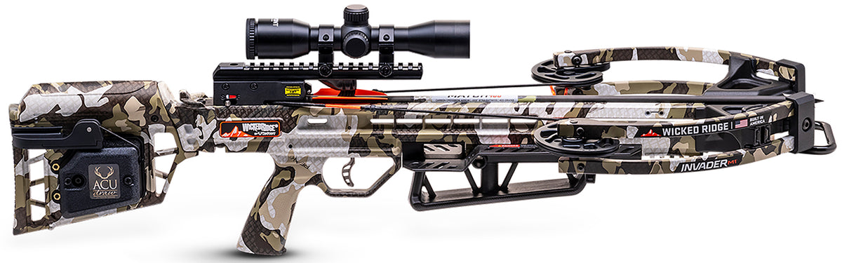 TenPoint Invader M1 Crossbow ACUdraw Cocking Device Pro-View 400 Scope Peak XT
