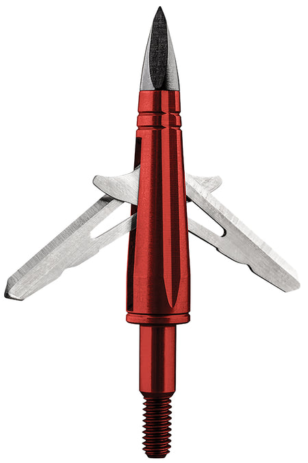 TenPoint EVO-X CenterPunch 2-Blade 100gr Crossbow Broadhead 7075 T6 Aluminum Ferrule Red