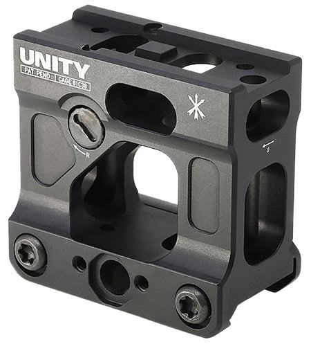Unity Tactical FSTMICB FAST Micro Black Anodized Optic Mount Built-In BUIS