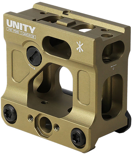 Unity Tactical FSTMICF FAST Micro Flat Dark Earth Optic Mount Built-In BUIS