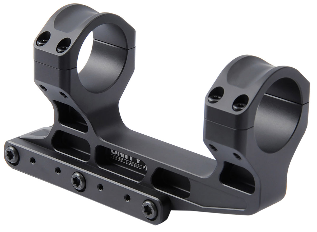 Unity Tactical FSTS30205B FAST LPVO 30mm Mount Ring Set Black Anodized