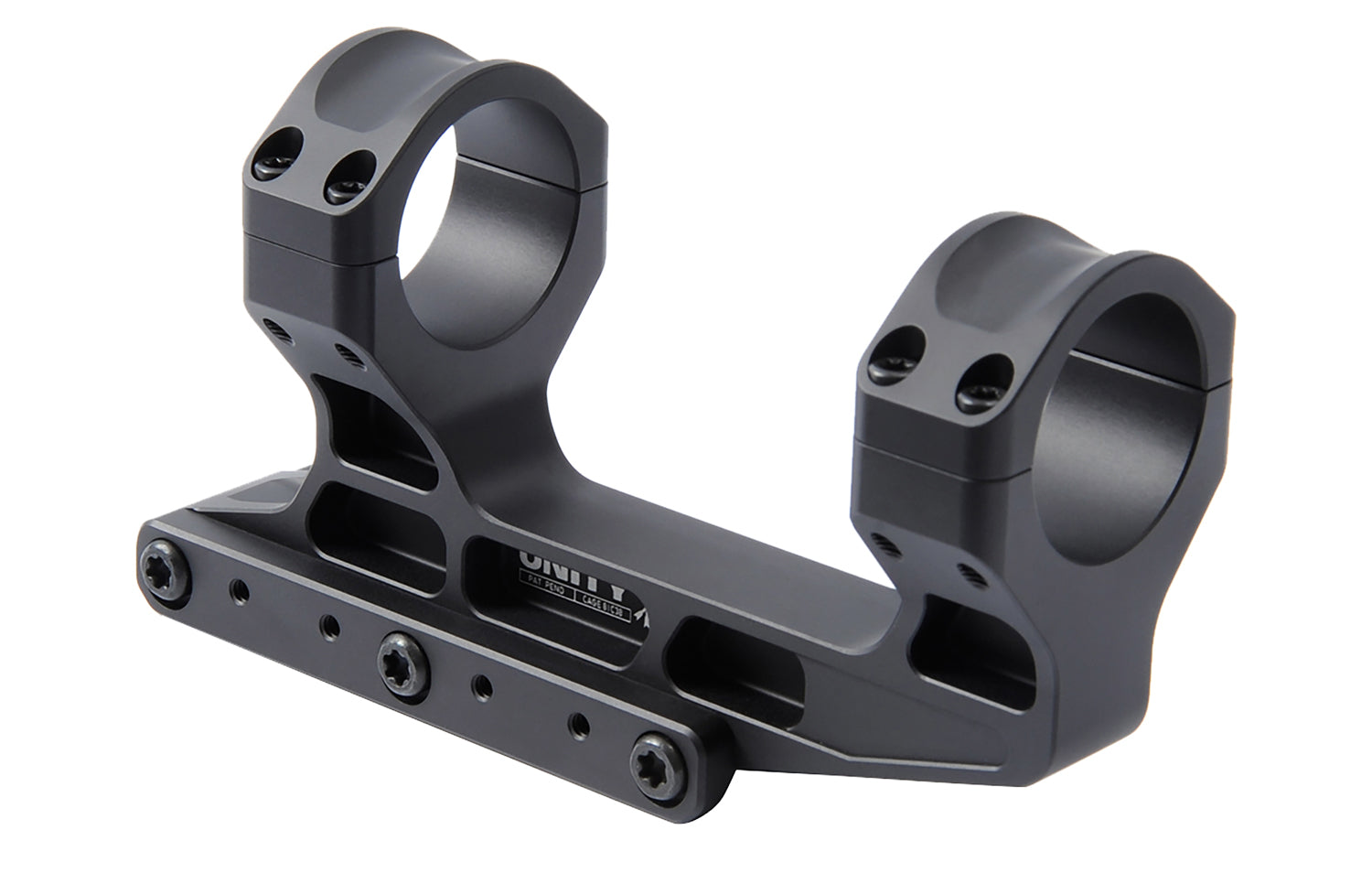 Unity Tactical FSTS34205B FAST LPVO 34mm Mount Ring Set Black Anodized