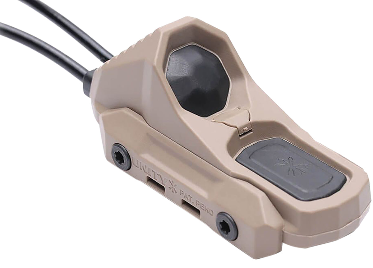 Unity Tactical AXNSUCI7F Axon Sync FDE Remote Pressure Switch USB-C Crane Laser Rail Mount
