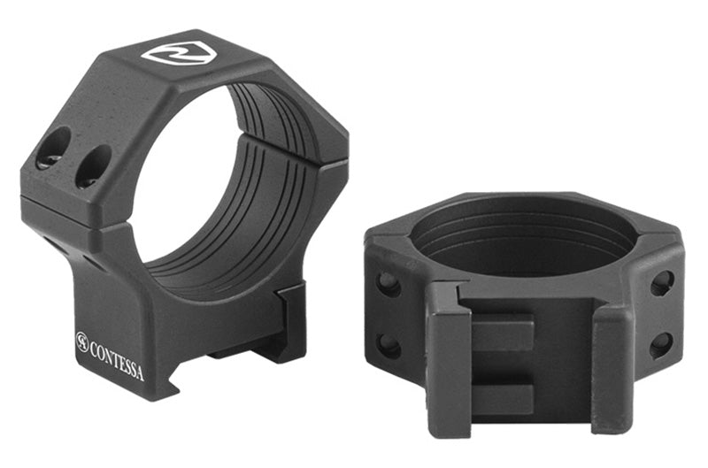 Riton 34mm Lightweight Picatinny Scope Rings 8mm Height