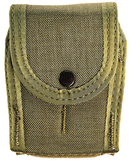 High Speed Gear TACO Duty Double 41DC02OD OD Green Nylon MOLLE Accessory Pouch
