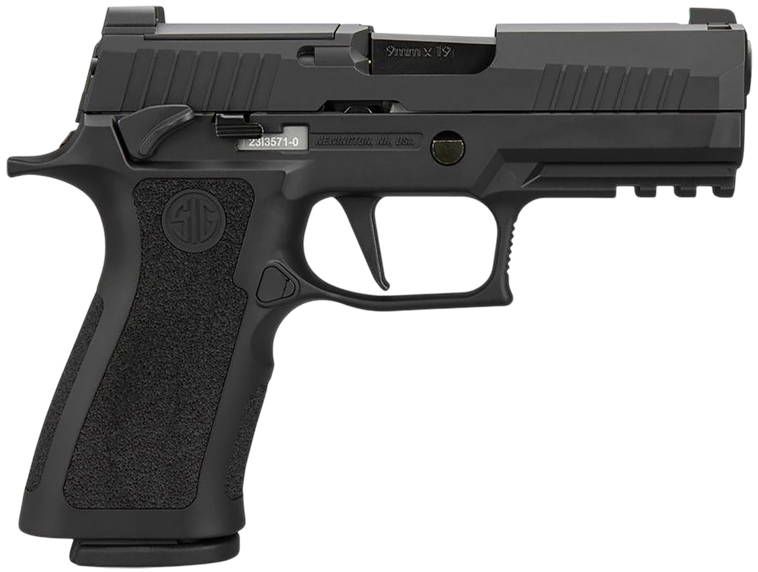 Sig Sauer P320 XCarry CO2 Air Pistol 4.5mm BB 21rd Beavertail Frame Accessory Rail