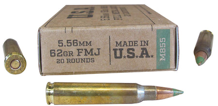 Winchester M855 Full Metal Jacket 62 Grain 5.56x45mm NATO  020892233393