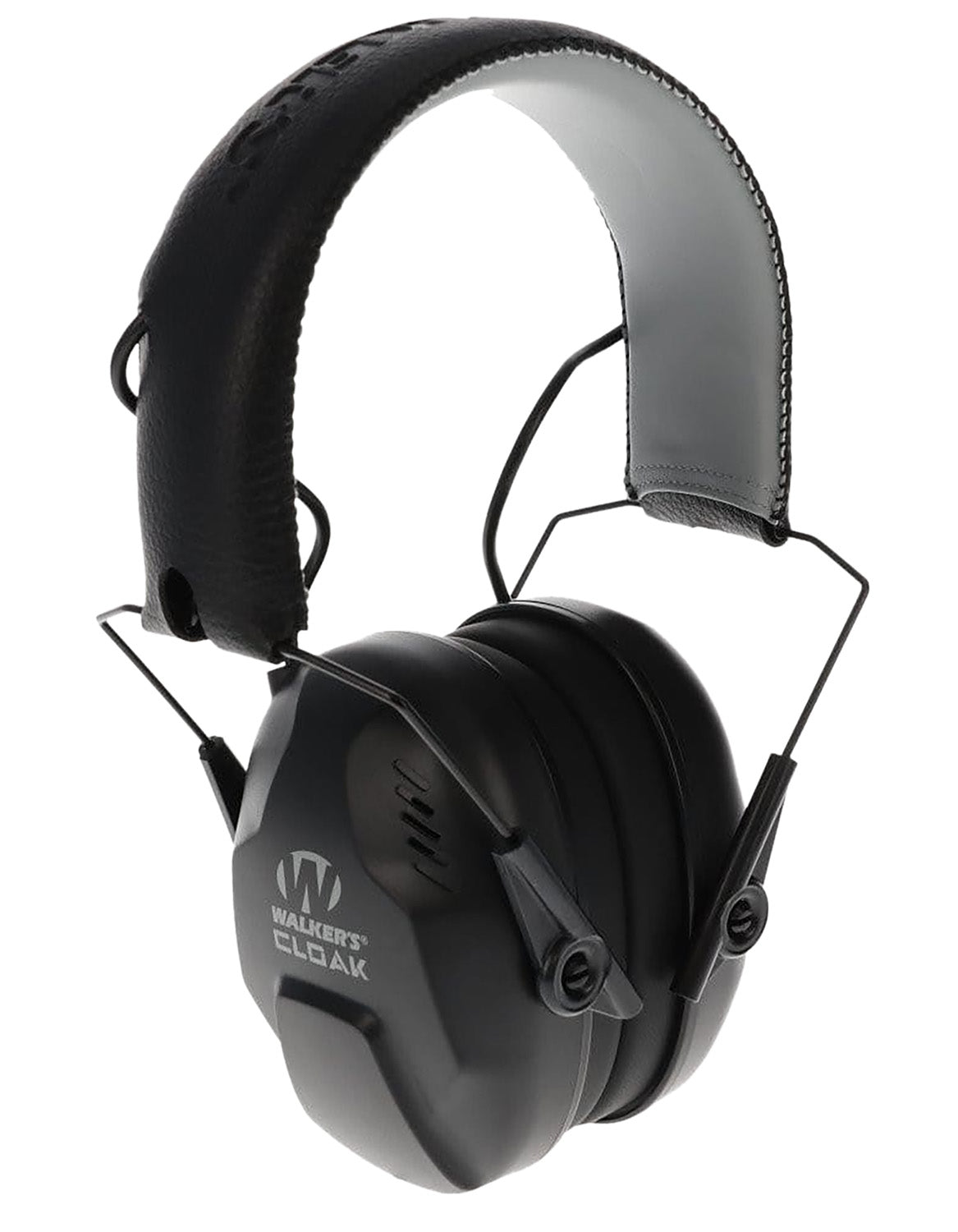 Walker's GWPCLKDM Cloak Dual Mic Electronic Muff with HD Speakers 23-25 dB Black