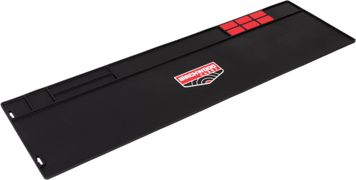 Birchwood Casey 30350 Rubber Rifle Cleaning Mat Black/Red 36 Inch x 11 Inch