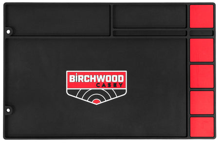 Birchwood Casey 30250 Rubber Pistol Cleaning Mat Black/Red 17 Inch x 11 Inch