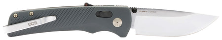 SOG Flash AT EDC Assisted Opening Folder 3.45" Cryo D2 Satin Blade Urban Grey GRN Handle