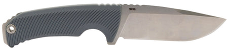 SOG Tellus FX 4.20" Fixed Blade Clip Point Cryo 440C Stainless Steel Wolf Gray Textured GRN Handle Blister Pack