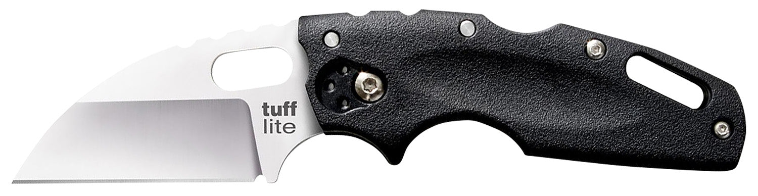 Cold Steel Tuff Lite 2.5" Pocket Folding Sheepsfoot Knife AUS-8A Stainless Blade, Black Textured Griv-Ex Handle