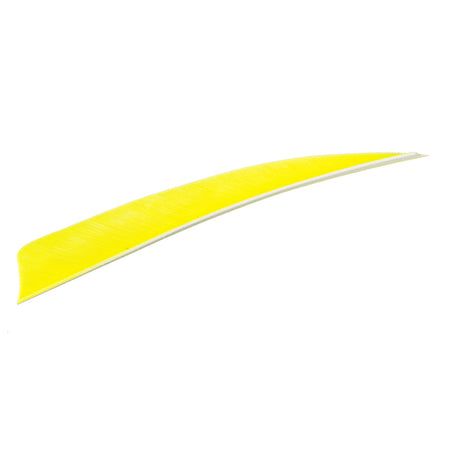 Trueflight Shield Cut Feathers 5 Inch Chartreuse Left Wing 100 Count