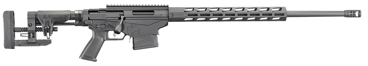 Ruger 18048 Precision 6.5 Creedmoor 10+1 20" Black Threaded Barrel, Black Picatinny Rail Aluminum Receiver, Precision MSR Synthetic Stock, Black Polymer Grip