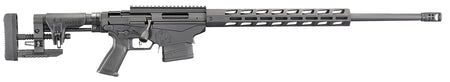 Ruger 18048 Precision 6.5 Creedmoor 10+1 20" Black Threaded Barrel, Black Picatinny Rail Aluminum Receiver, Precision MSR Synthetic Stock, Black Polymer Grip
