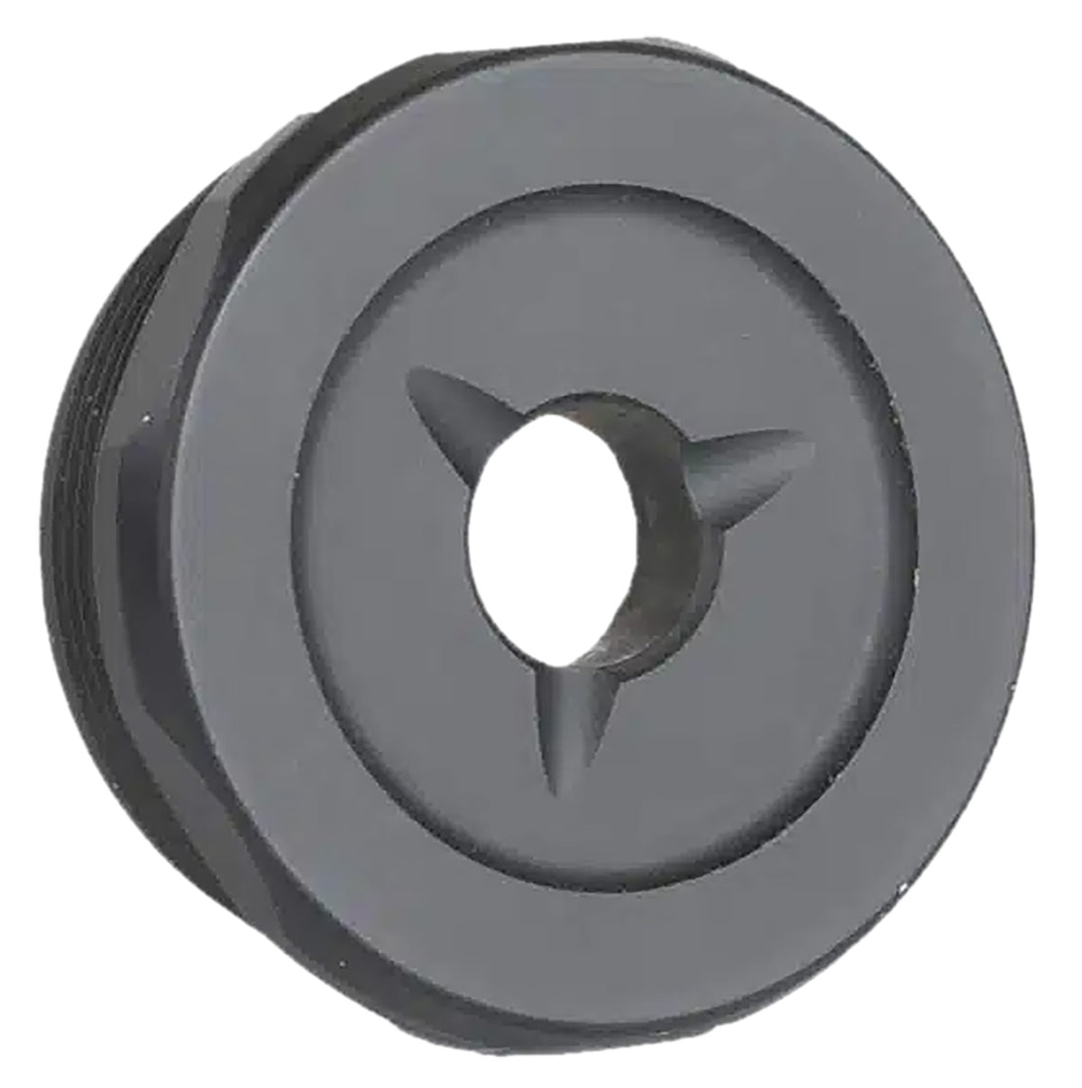JK Armament JK155PROEC30 Titanium Flash Reducer End Cap 30 Cal 1.375"x24 Black