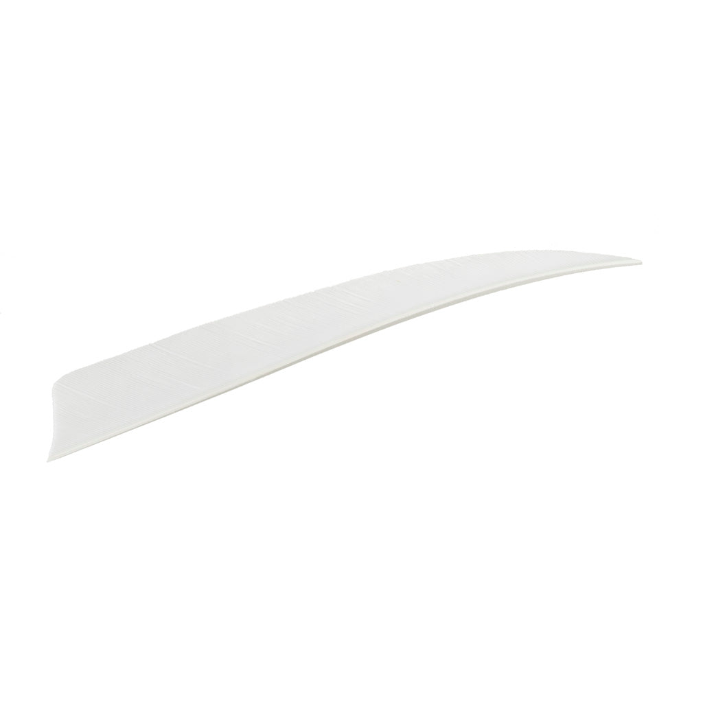 Trueflight White LW Shield Cut Feathers 4 inch 100-Pack