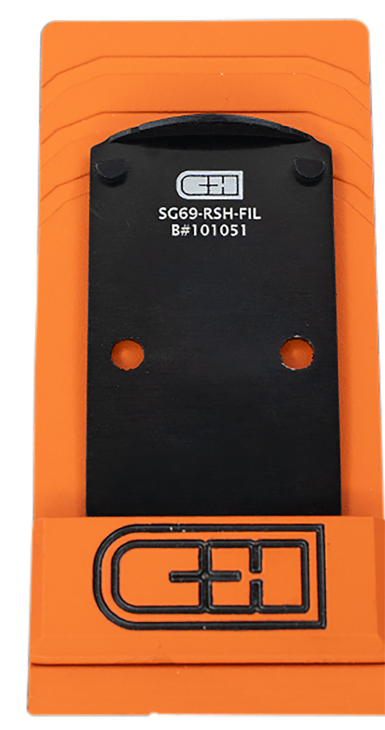 C&H Precision SG69RSHFIL Sig Sauer P226 P229 RX Series Adapter Plate Trijicon Holosun Footprint Black