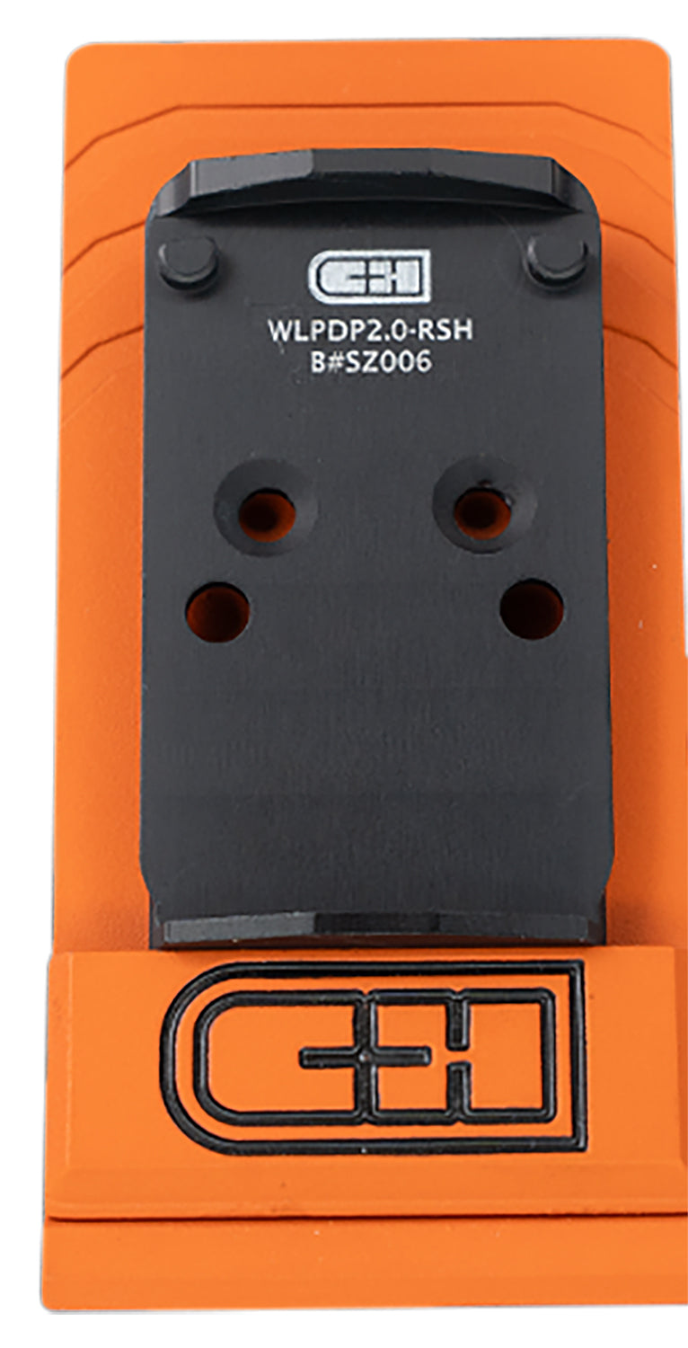 C&H Precision WLPDP2.0RSH Walther PDP 2.0 Optic Mount Adapter Plate for Trijicon Holosun Footprint Black